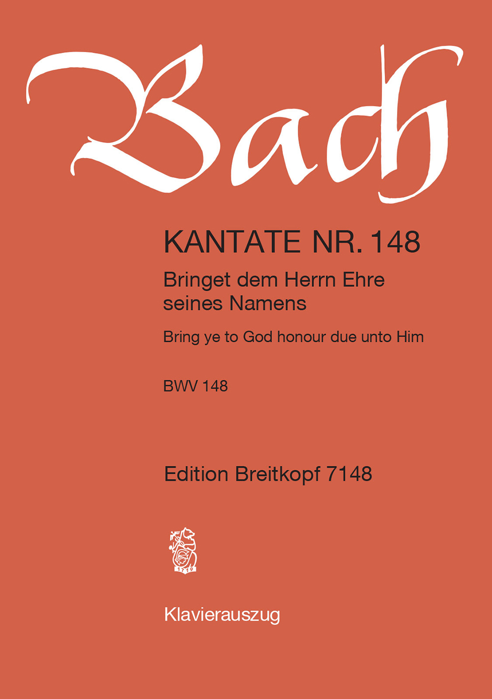 Johann Sebastian Bach - Cantata BWV 148 “Bring ye to God honour due unto Him” - Cover