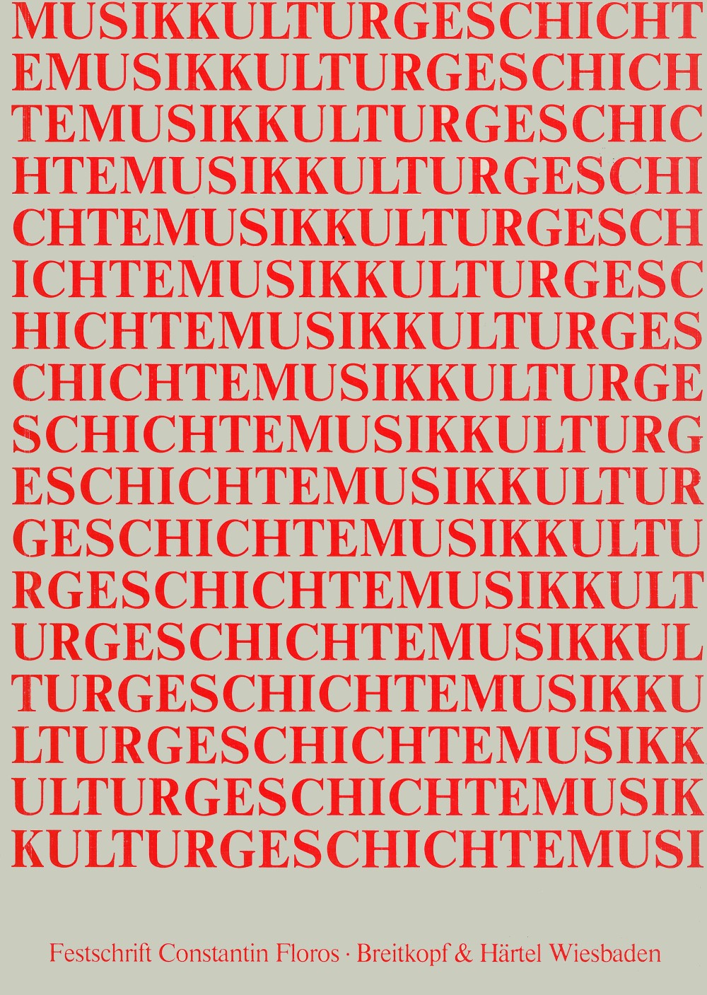 Musikkulturgeschichte - Cover
