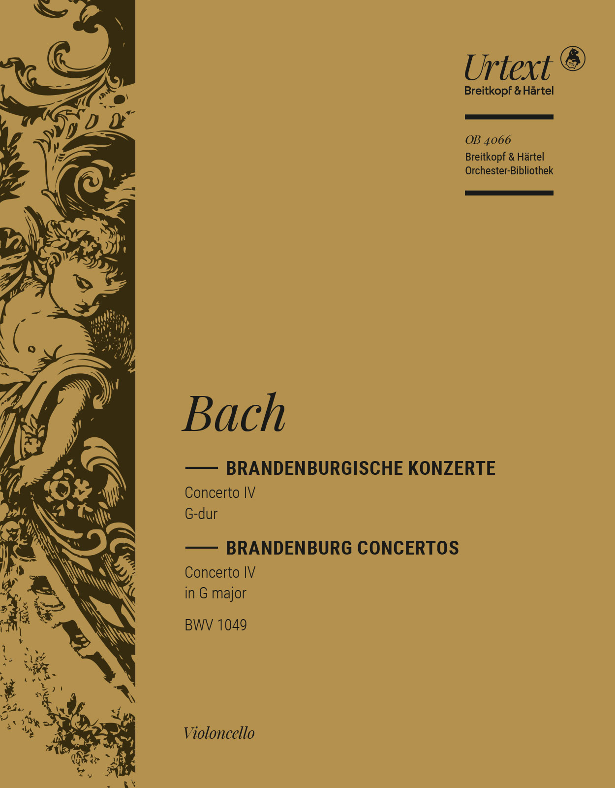 OB 4066-23 - Brandenburg Concerto No. 4 in G major BWV 1049 - Cover