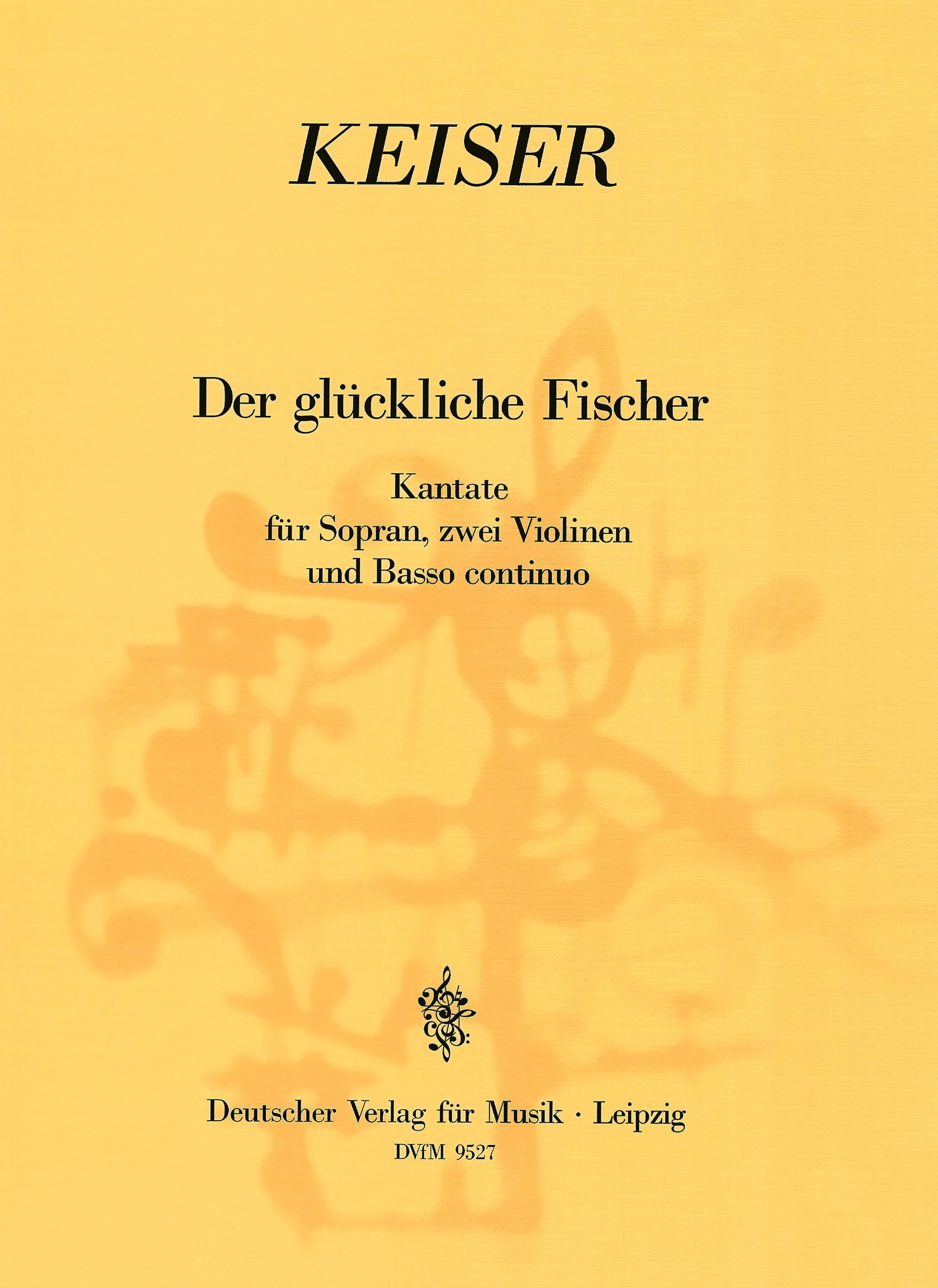 Reinhard Keiser - Der glückliche Fischer - Cover