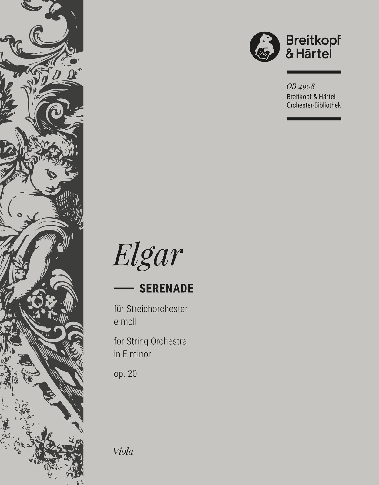 OB 4908-19 - Serenade in E minor Op. 20 - Cover