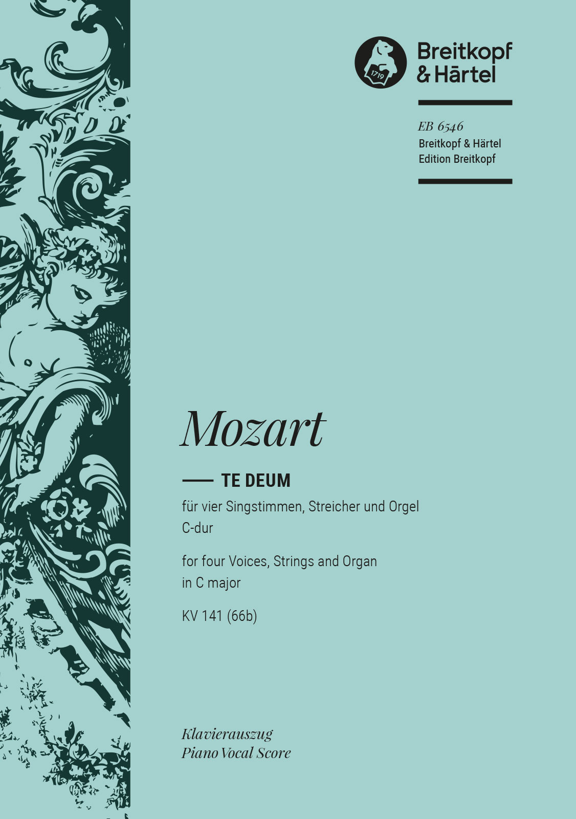 EB 6546D - Te Deum C-dur KV 141 (66b) - Cover