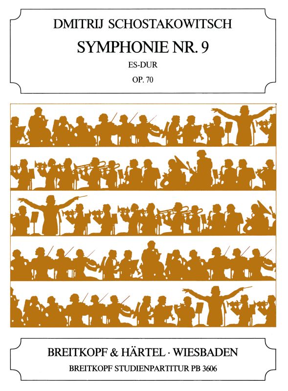 Dimitrij Schostakowitsch - Symphony No. 9 in Eb major Op. 70 - Cover