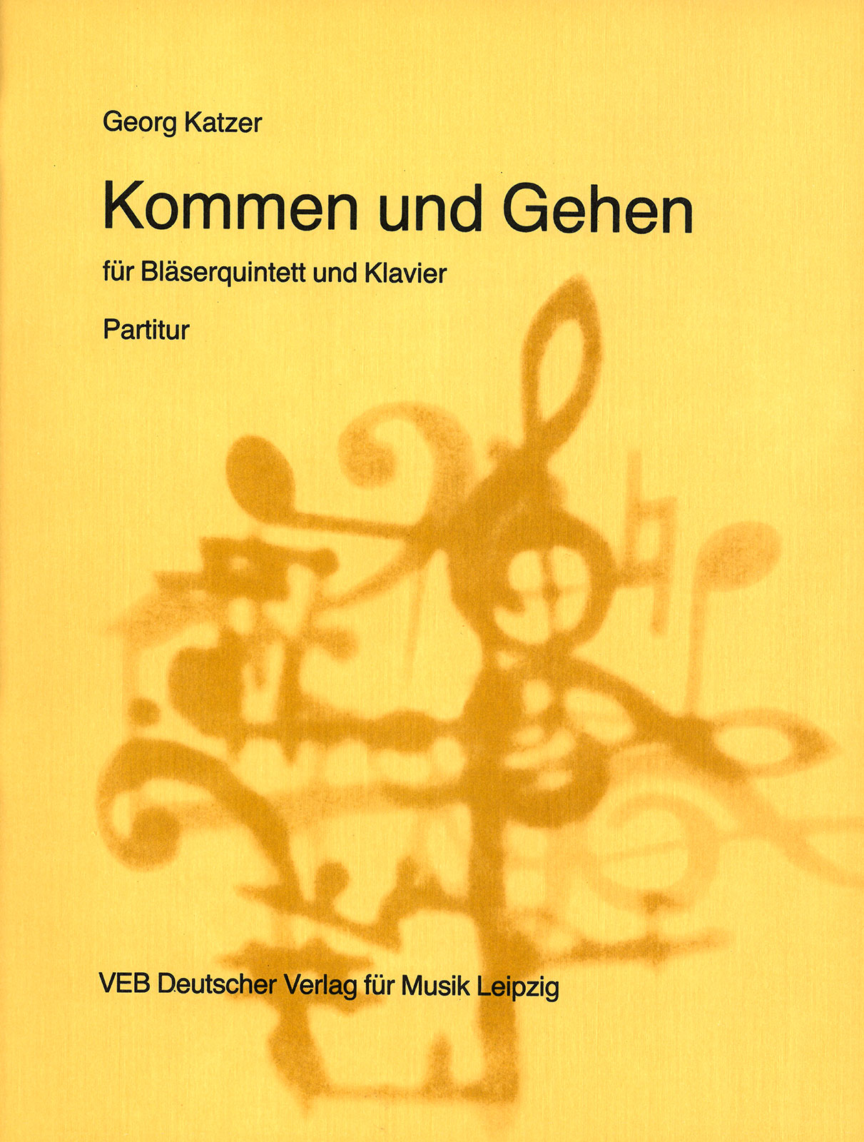 Georg Katzer - Kommen und Gehen - Cover