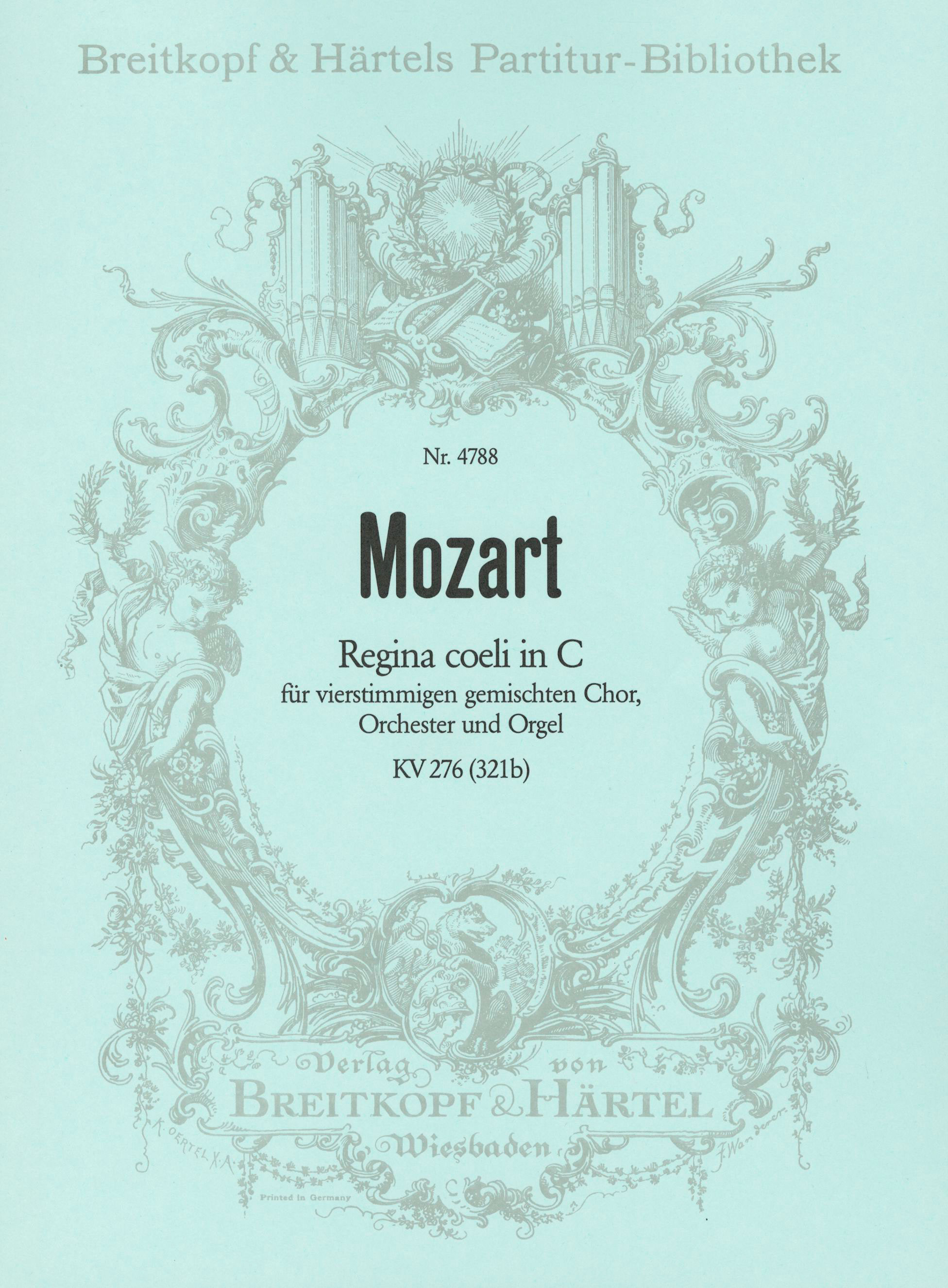 PB 4788 - Regina coeli in C major K. 276 (321b) - Cover