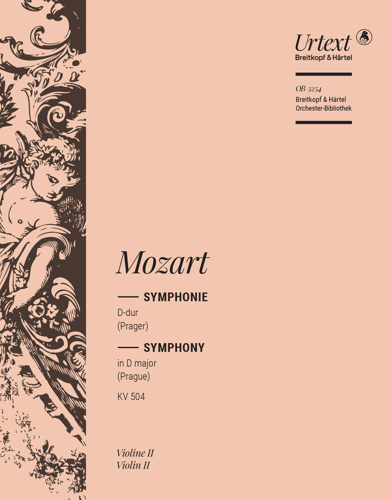 OB 5254-16 - Symphonie [Nr. 38] D-dur KV 504 - Cover