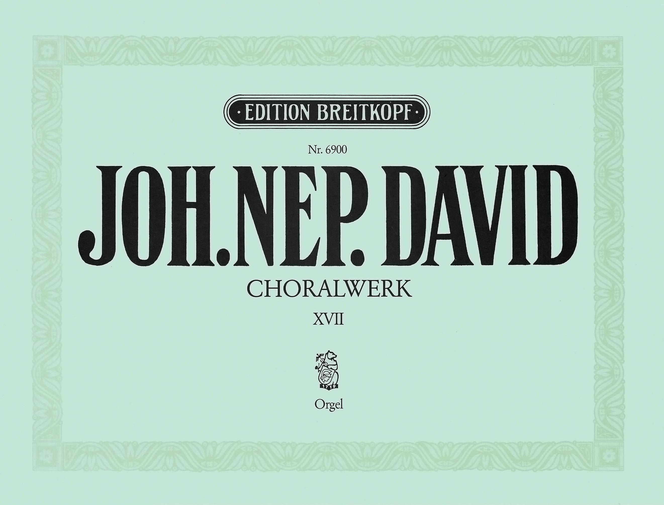 EB 6900 - Choralwerk - Cover