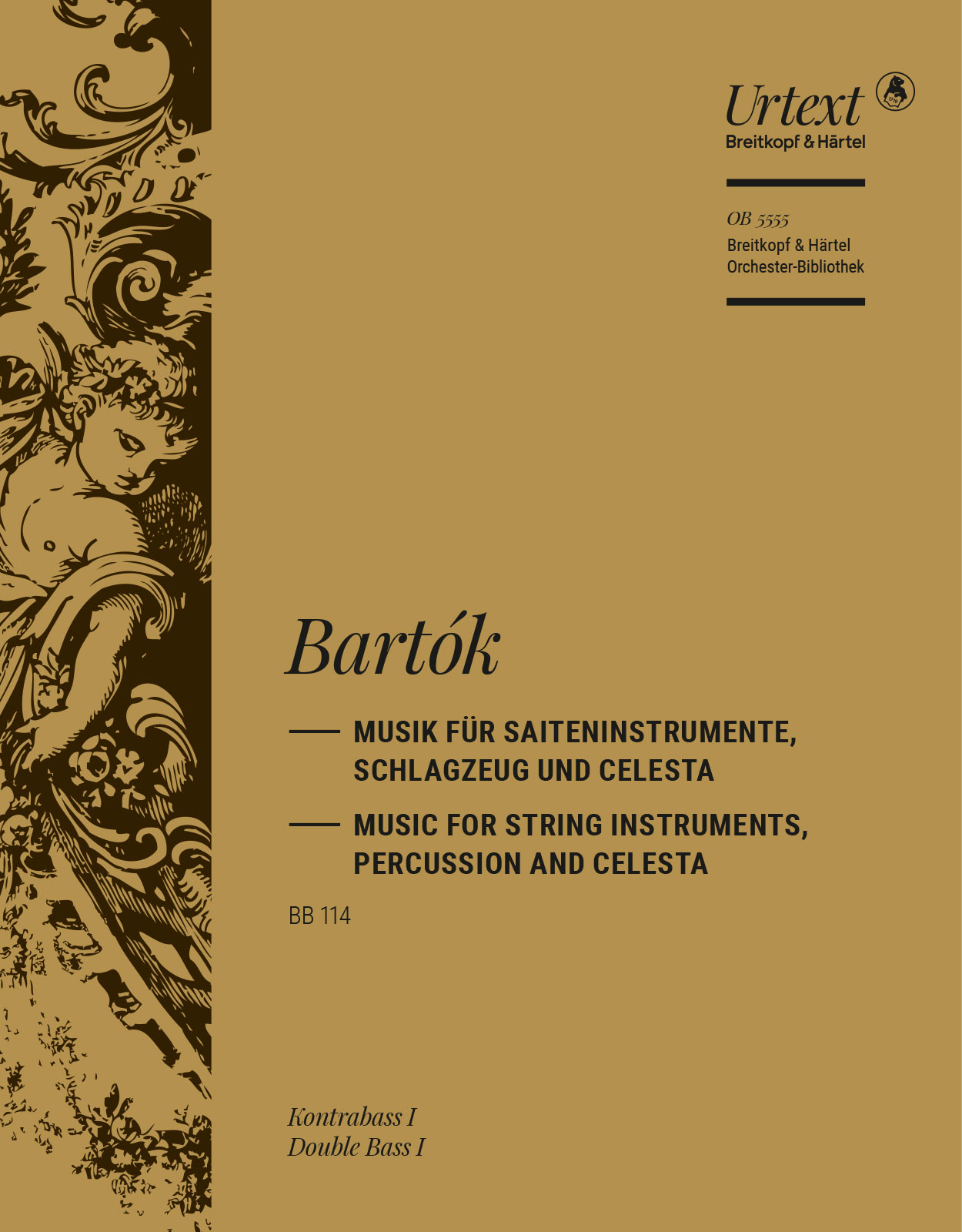 OB 5555-27 - Musik für Saiteninstrumente, Schlagzeug und Celesta BB 114 - Cover