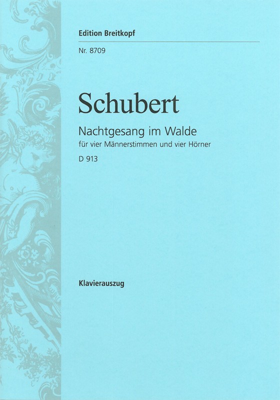 Franz Schubert - Nachtgesang im Walde D 913 [Op. post. 139] - Cover