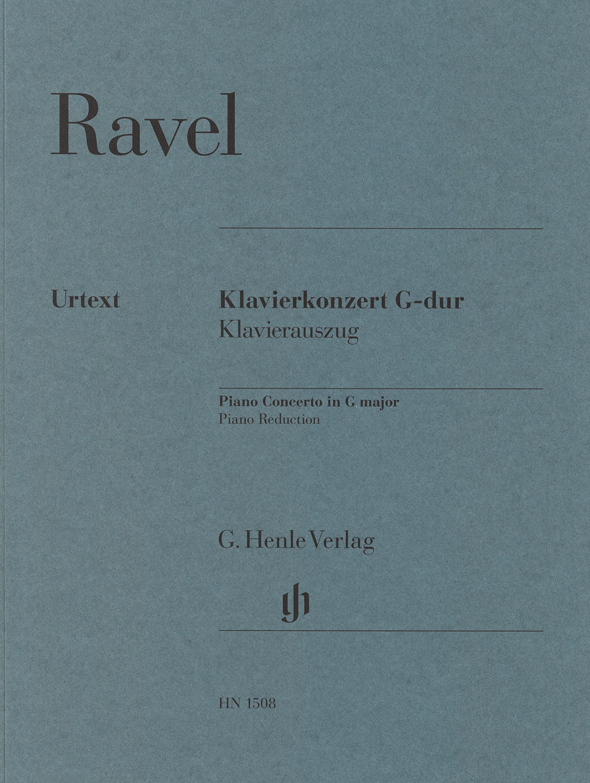 EB 11508 - Klavierkonzert G-dur - Cover