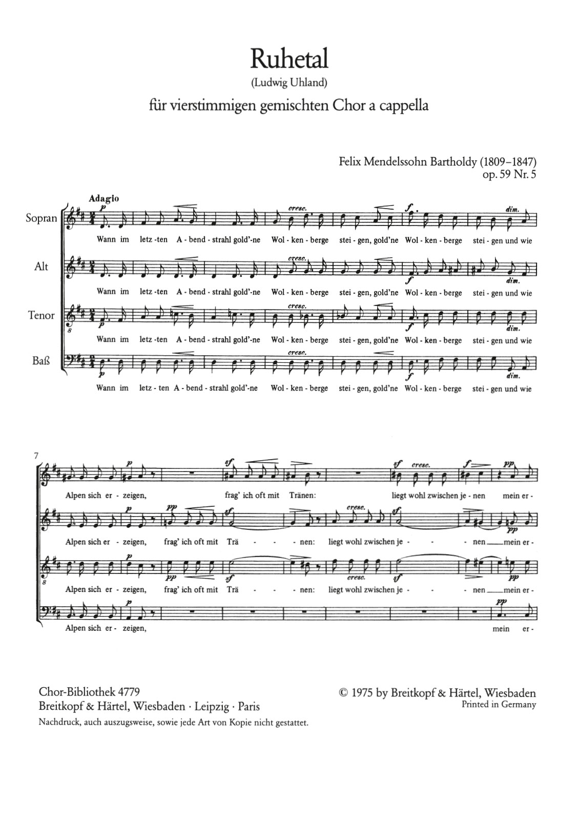 ChB 4779 - 6 Lieder Op. 59 - Cover