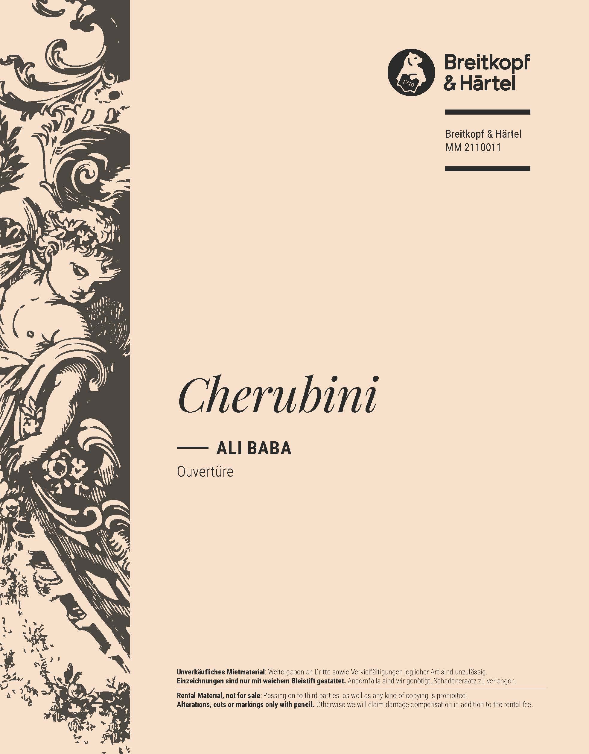 Luigi Cherubini - Ali Baba - Cover