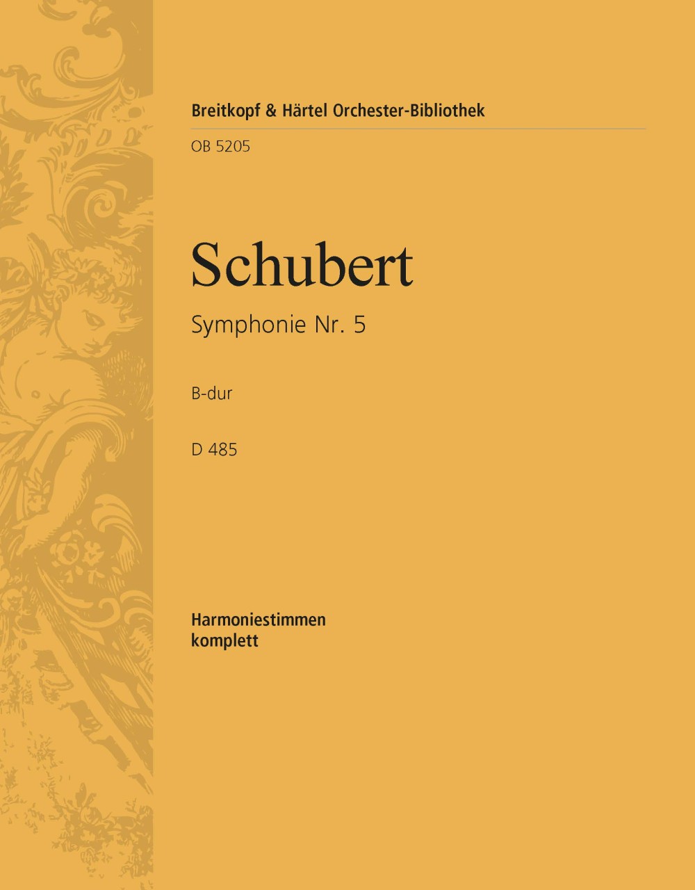 OB 5205-30 - Symphonie Nr. 5 B-dur D 485 - Cover