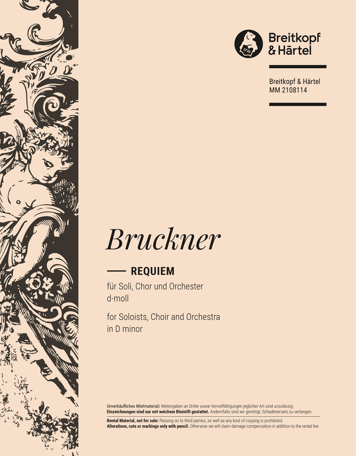 Anton Bruckner - Requiem d-moll WAB 39 - Cover