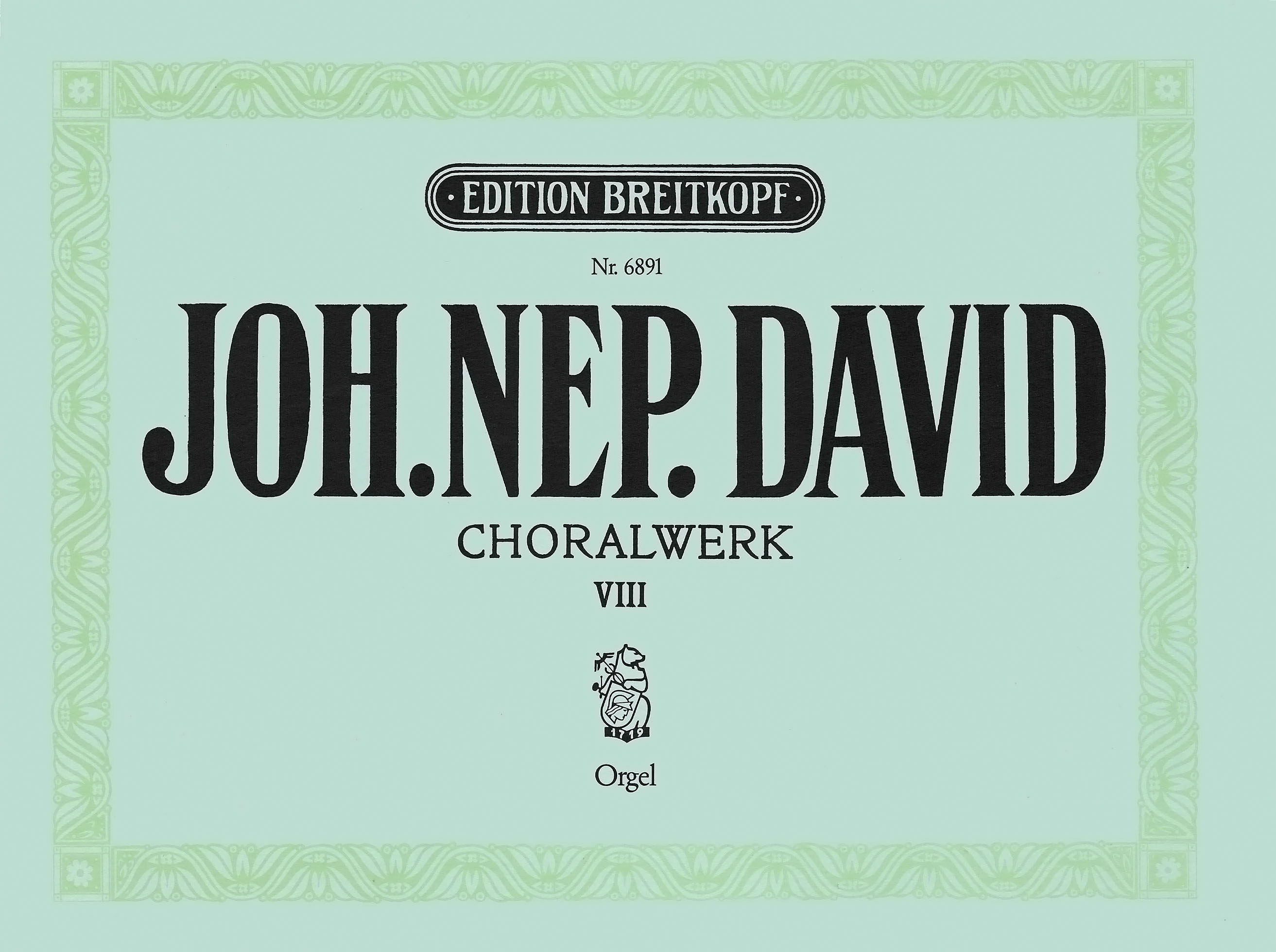 EB 6891 - Choralwerk - Cover