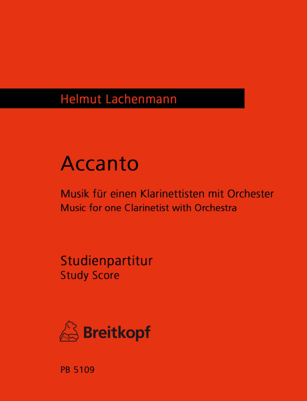 Helmut Lachenmann - Accanto - Cover