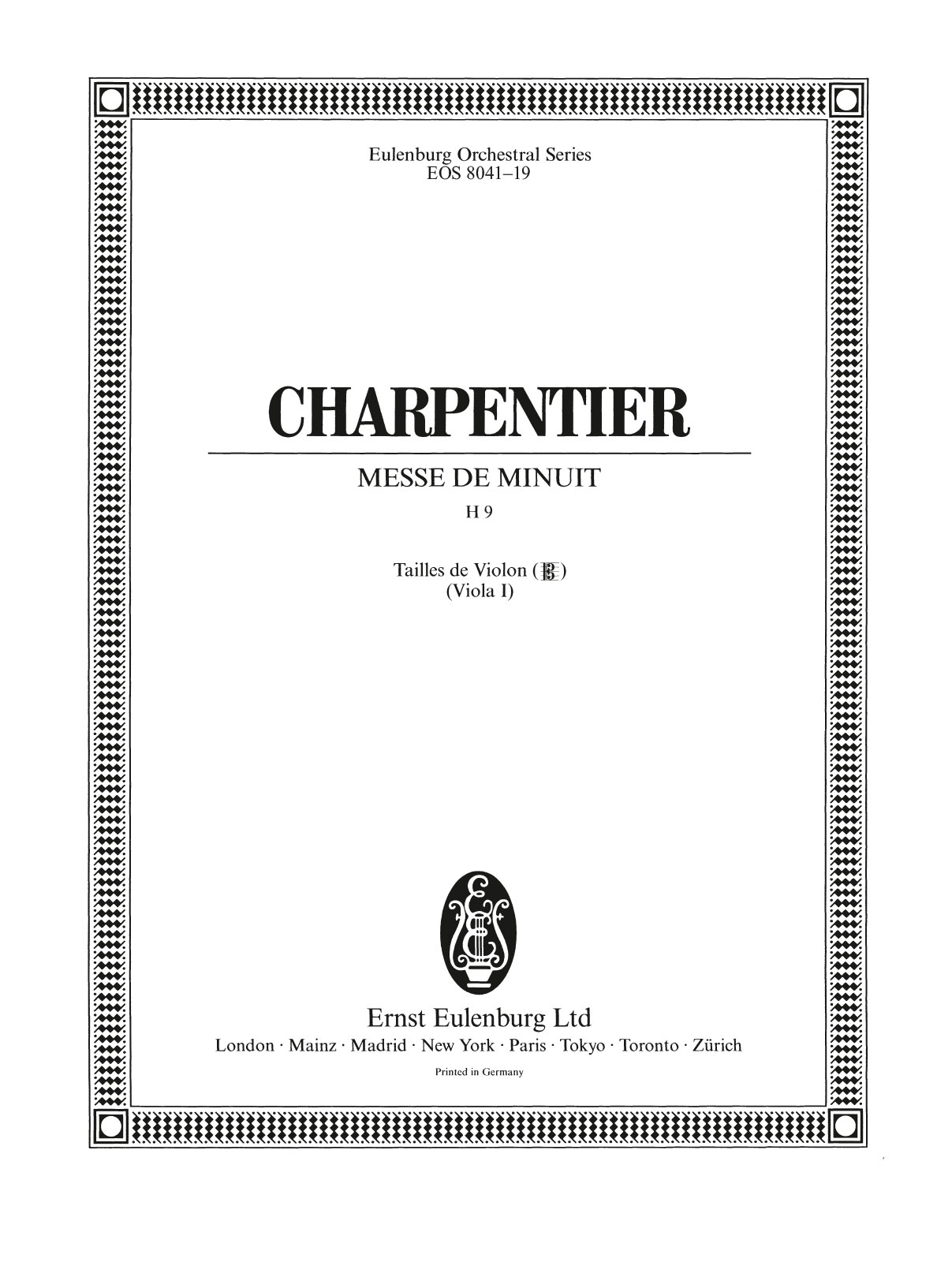 EOS 8041-19 - Messe de Minuit H 9 - Cover