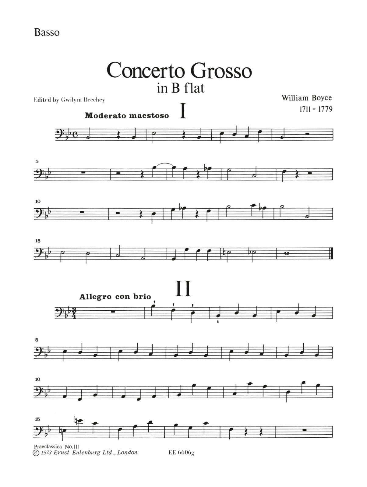 EOS 1275-26 - Concerto grosso B-dur - Cover