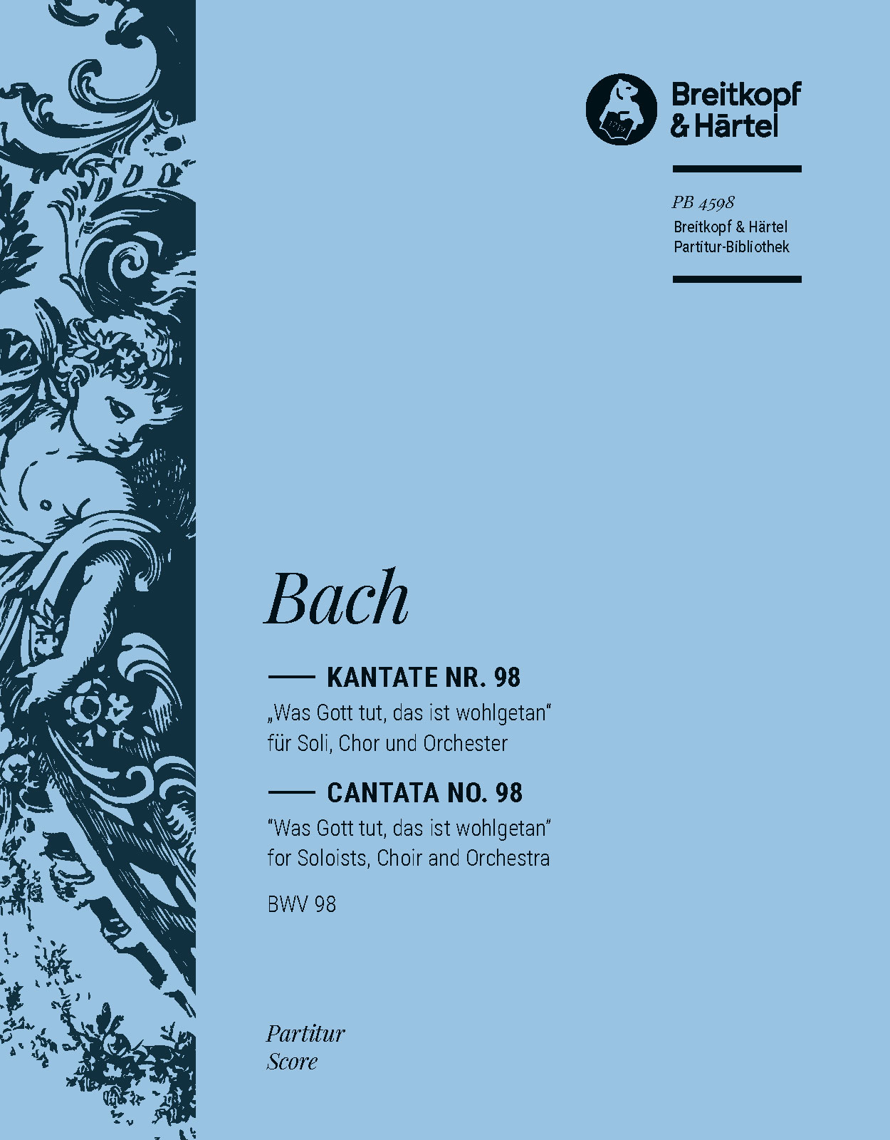PB 4598D - Cantata BWV 98 “Was Gott tut, das ist wohlgetan” - Cover