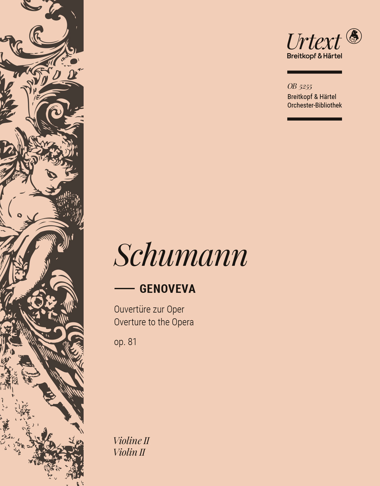OB 5255-16 - Genoveva Op. 81 - Cover