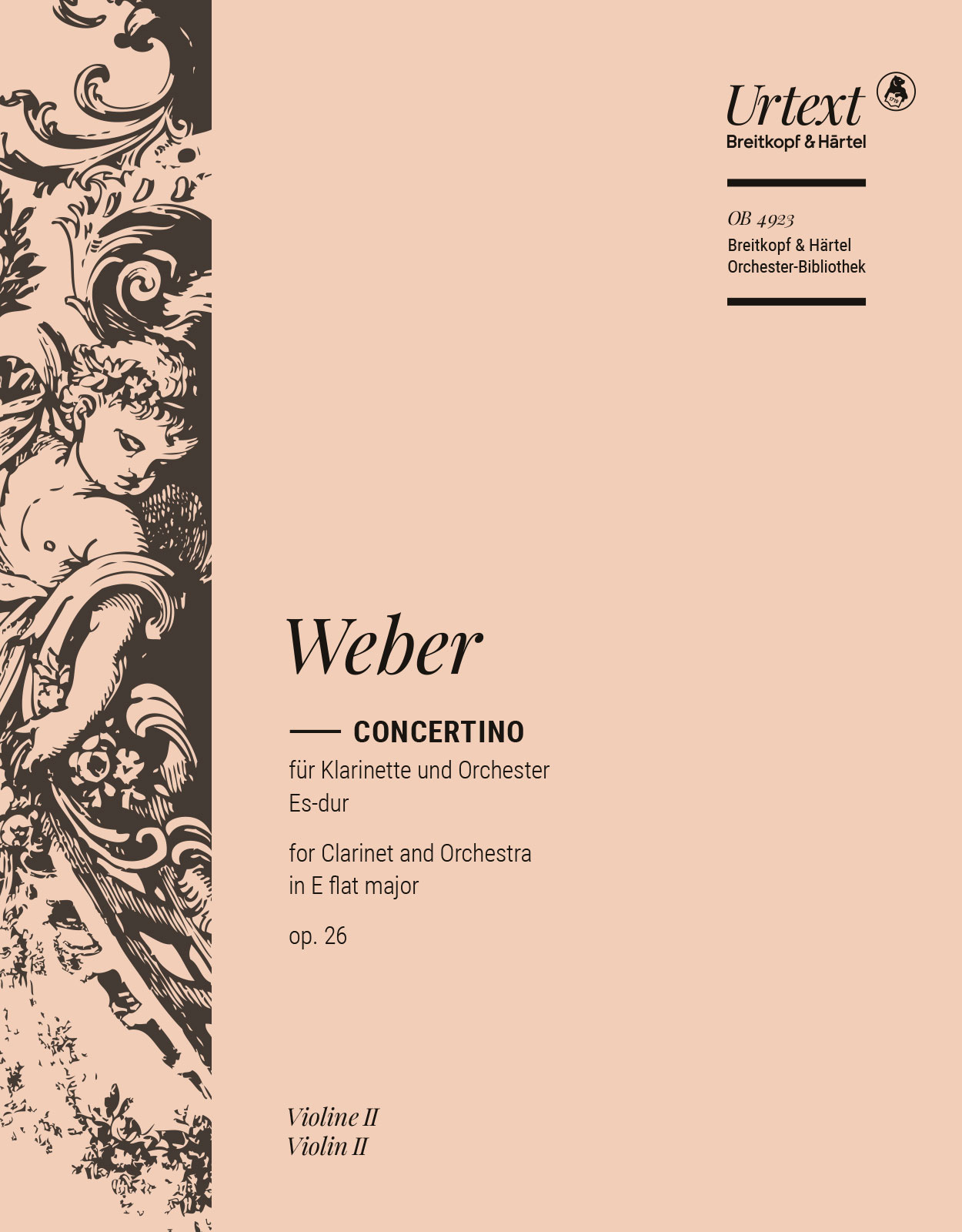 OB 4923-16 - Concertino in E flat major Op. 26 - Cover