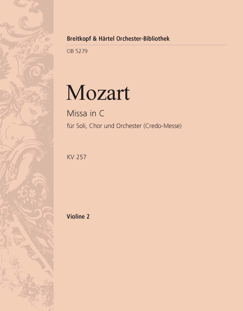 OB 5279-16 - Missa in C KV 257 - Cover