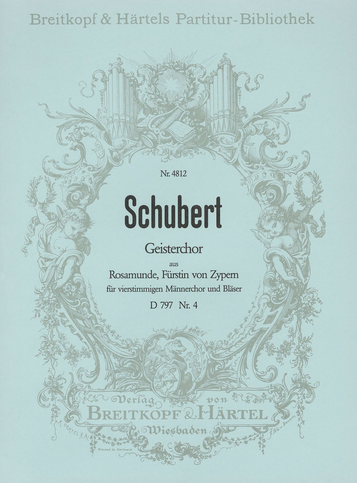 PB 4812 - Rosamunde, Princess of Cyprus D 797 [Op. 26] - Cover