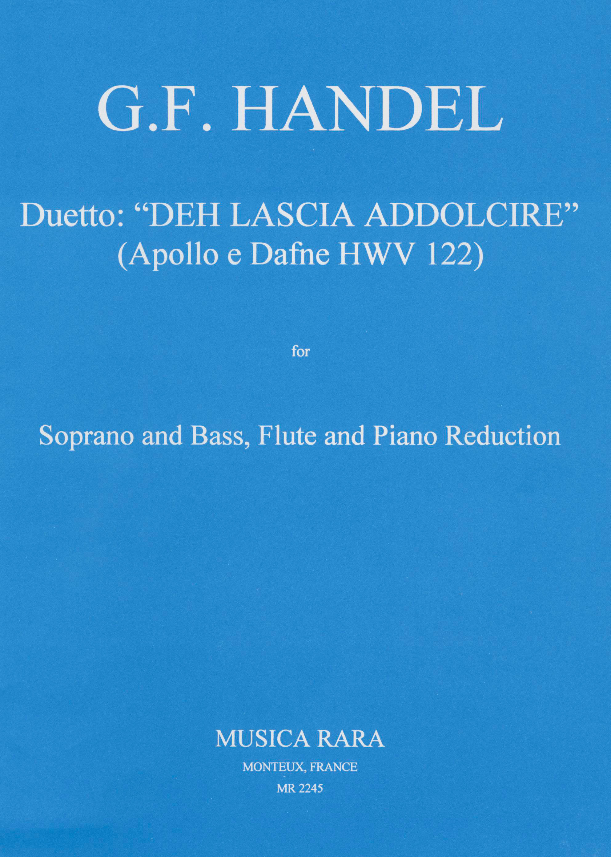 Georg Friedrich Händel - Duett „Deh lascia addolcire“ - Cover