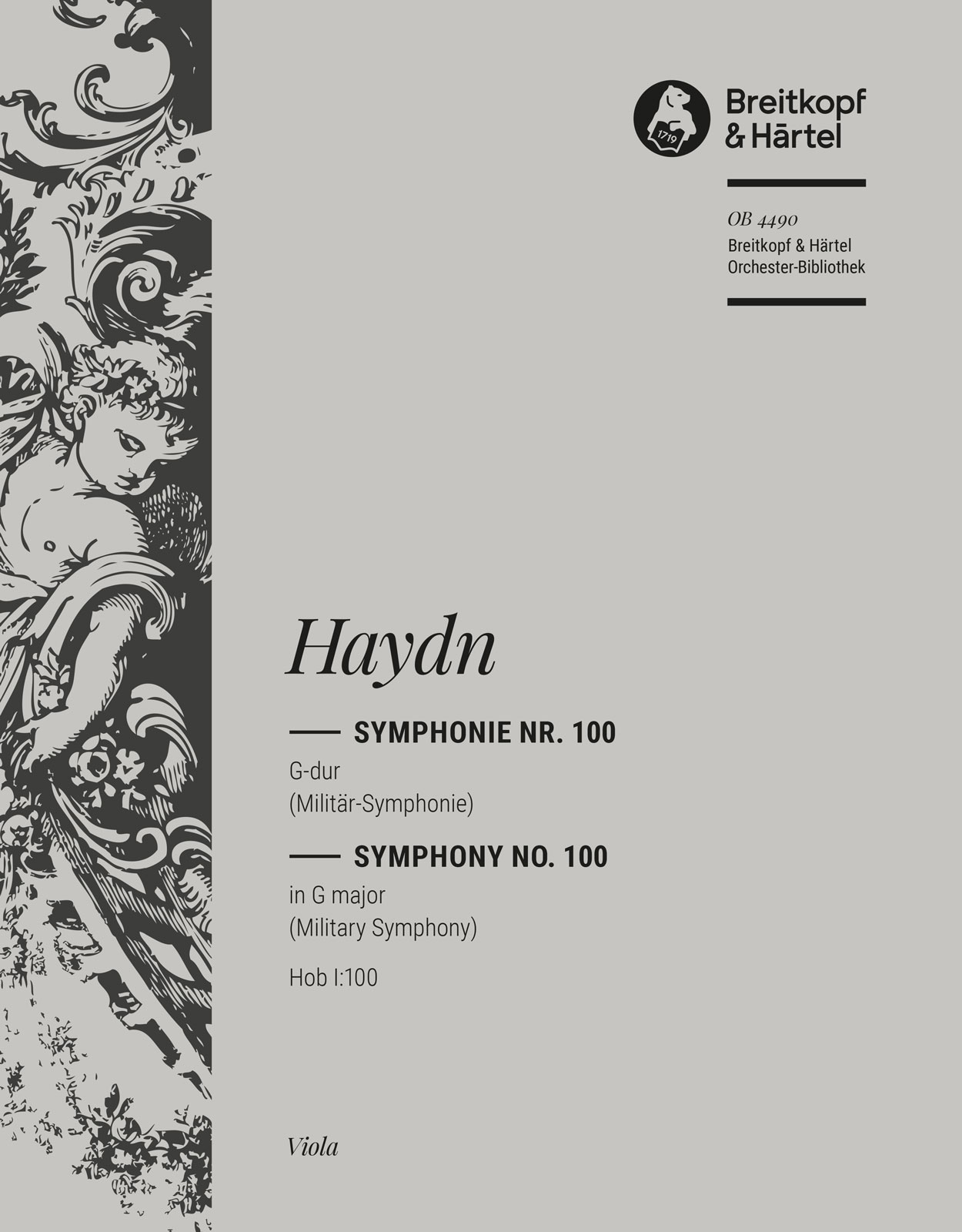 OB 4490-19 - Symphony No. 100 in G major Hob I:100 - Cover