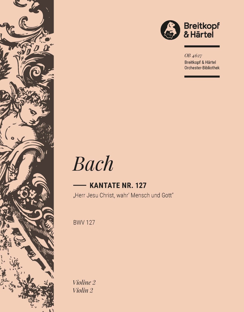 OB 4627-16 - Kantate BWV 127 „Herr Jesu Christ, wahr’ Mensch und Gott“ - Cover