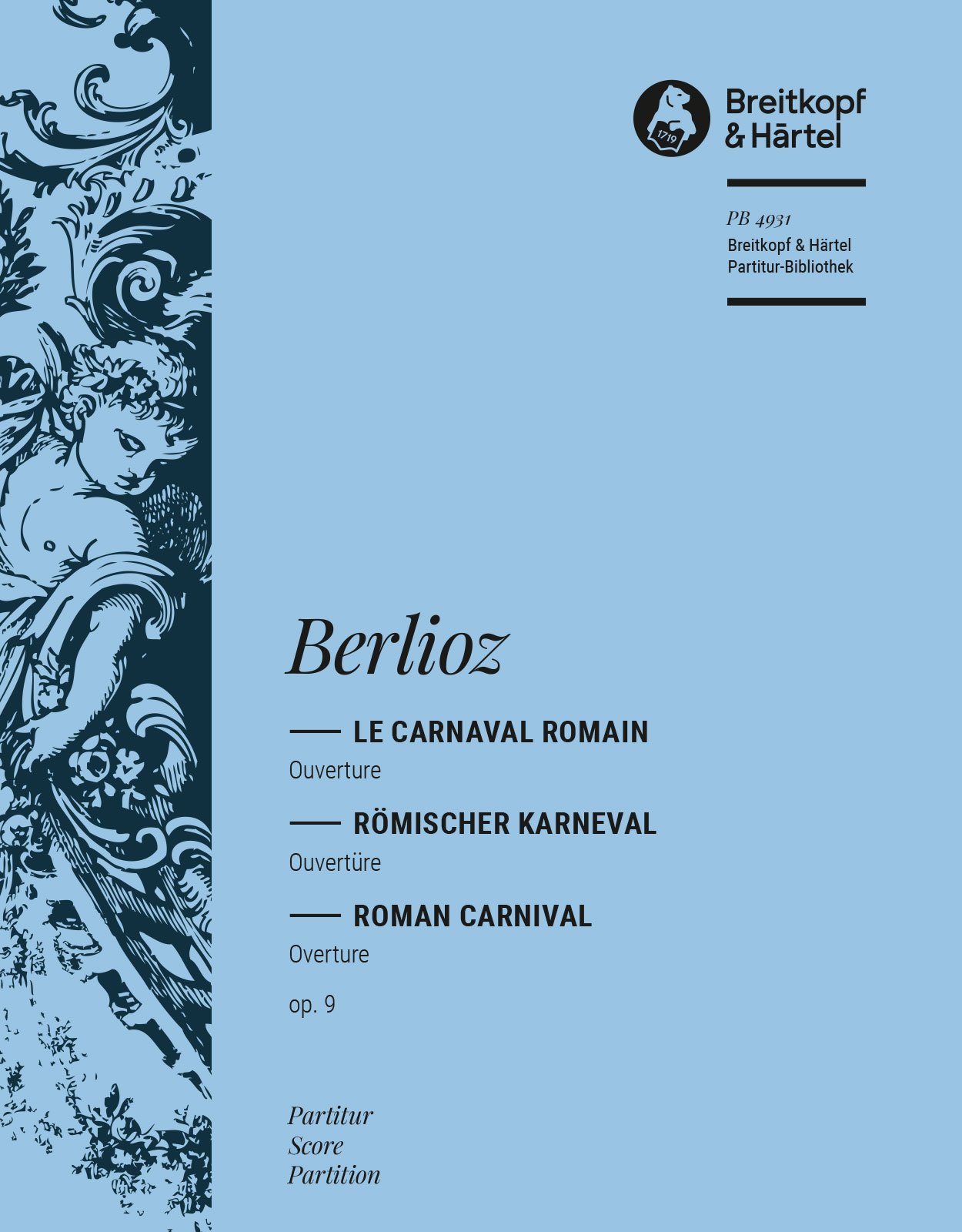 PB 4931D - Le Carnaval Romain Op. 9 - Cover