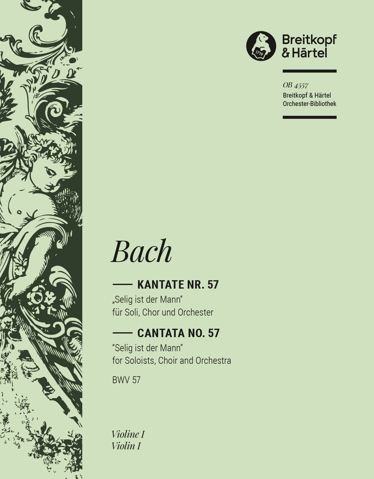 OB 4557-15 - Cantata BWV 57 “Blessed is the man” - Cover