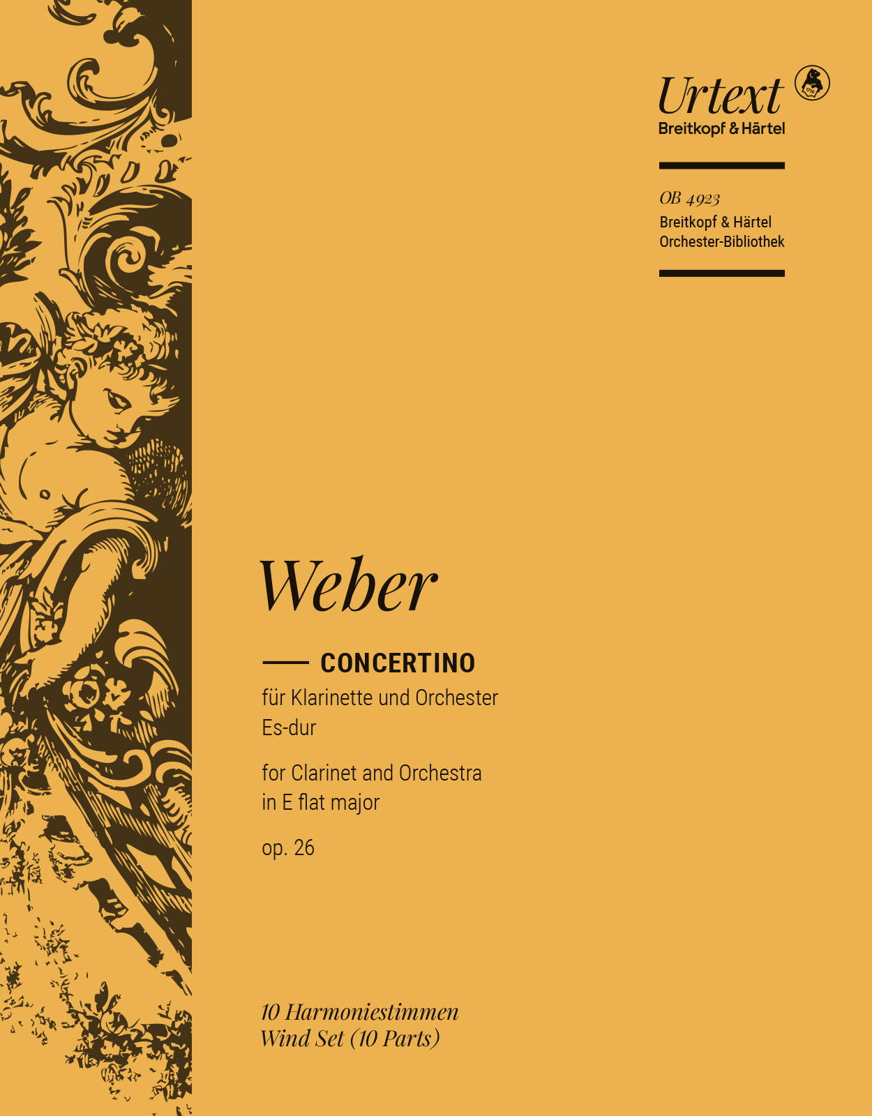 OB 4923-30 - Concertino in E flat major Op. 26 - Cover