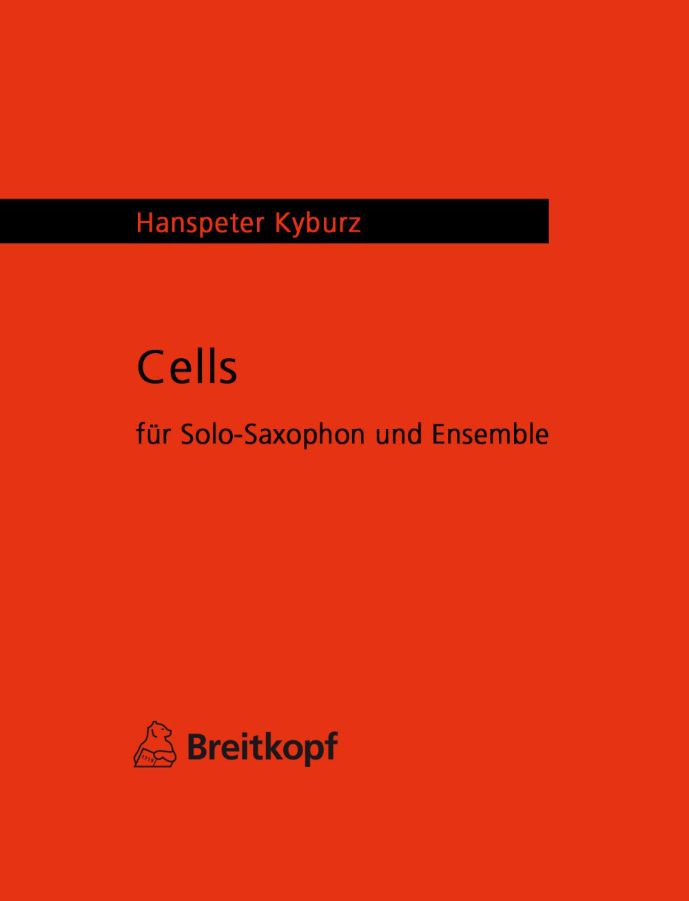 Hanspeter Kyburz - Cells - Cover