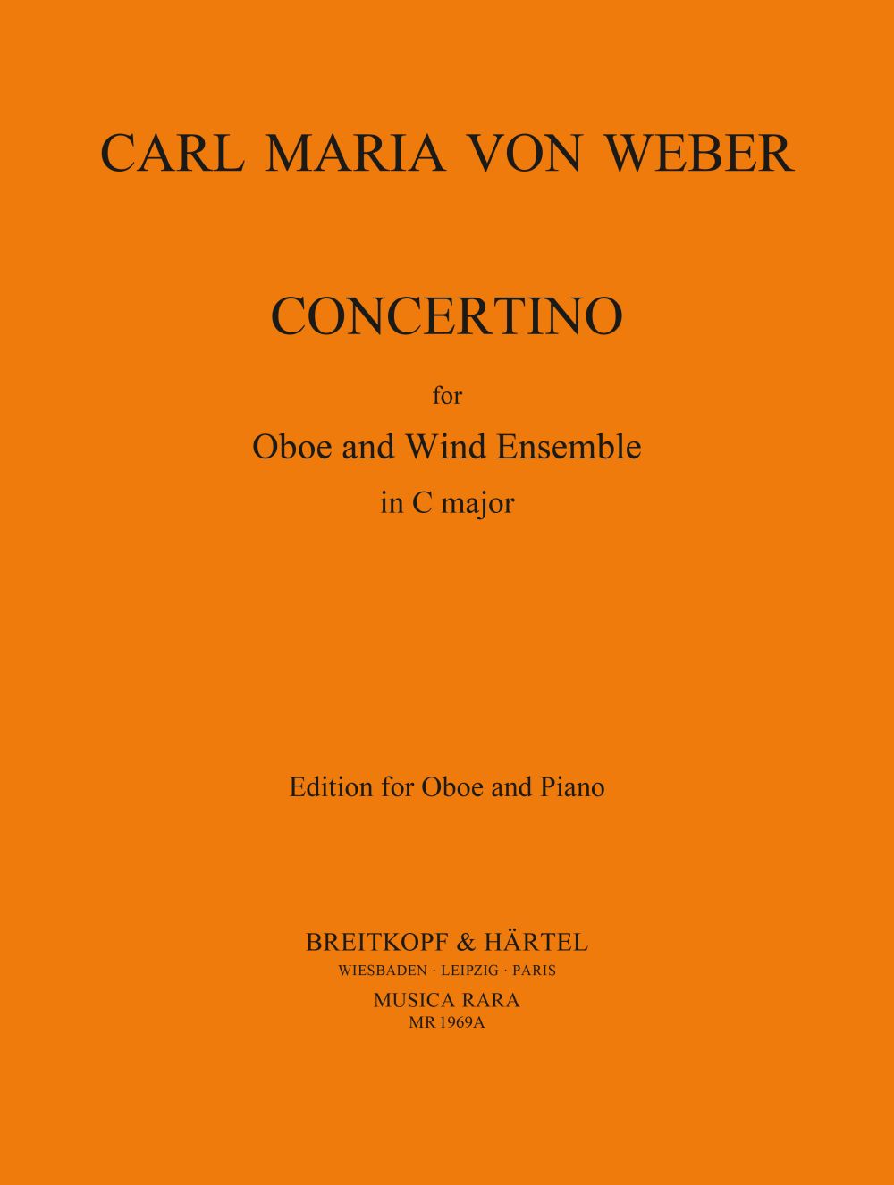 MR 1969aD - Concertino in C-dur - Cover