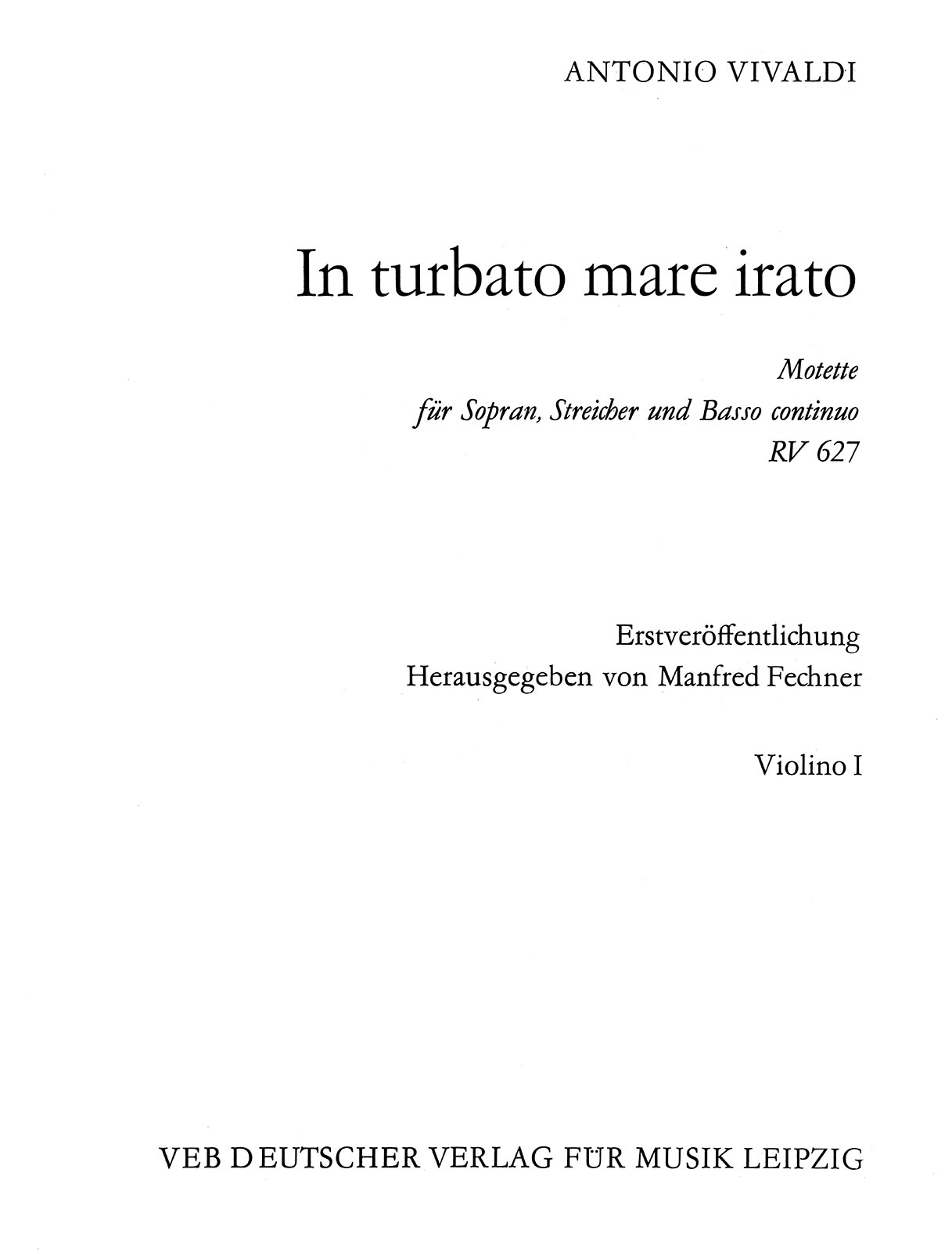 DV 9520a-15 - In turbato mare irato - Cover