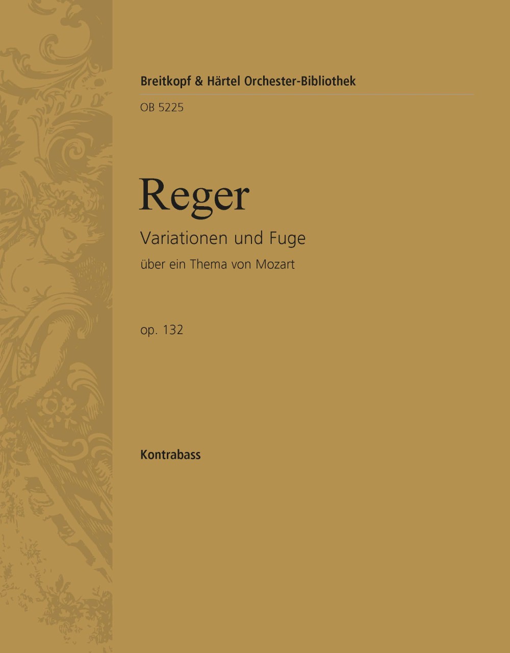 OB 5225-27 - Variations and Fugue on a Theme by Mozart Op. 132 - Cover
