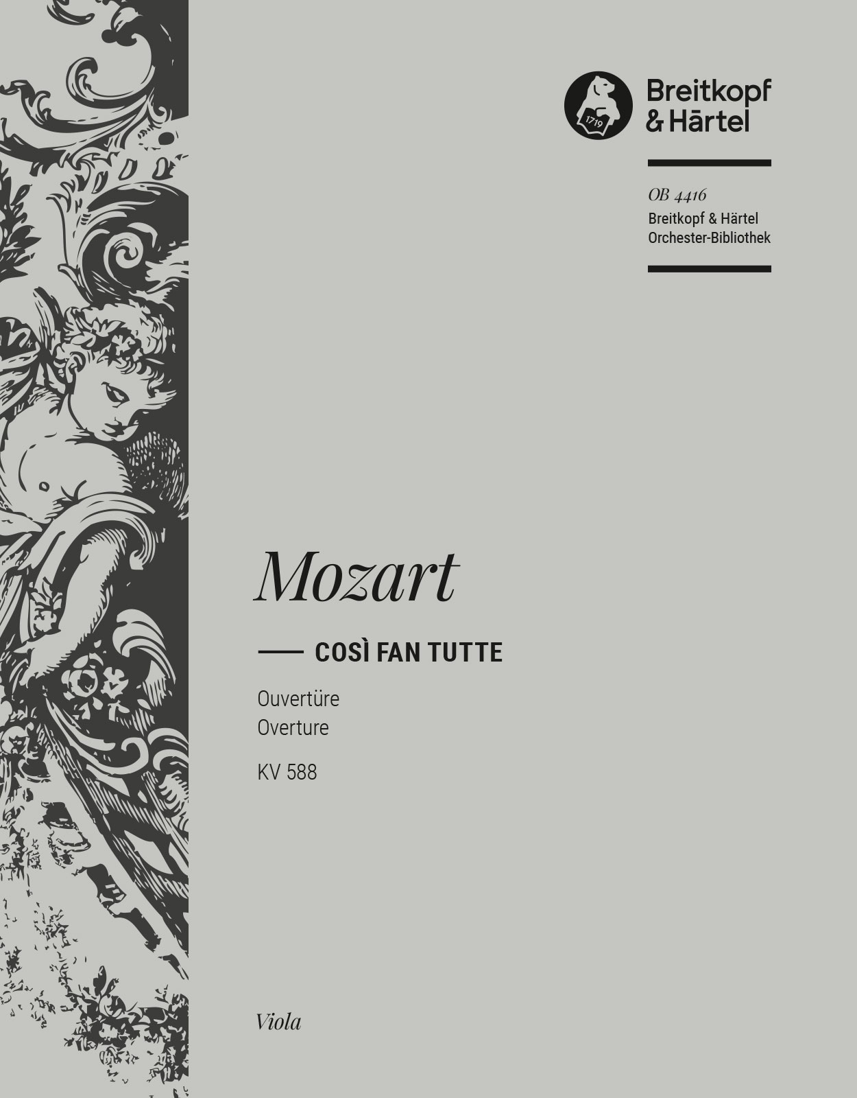 OB 4416-19 - Così fan tutte K. 588 - Cover