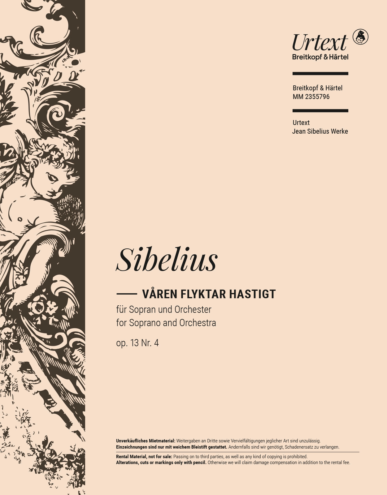 Jean Sibelius - Våren flyktar hastigt op. 13/4 - Cover