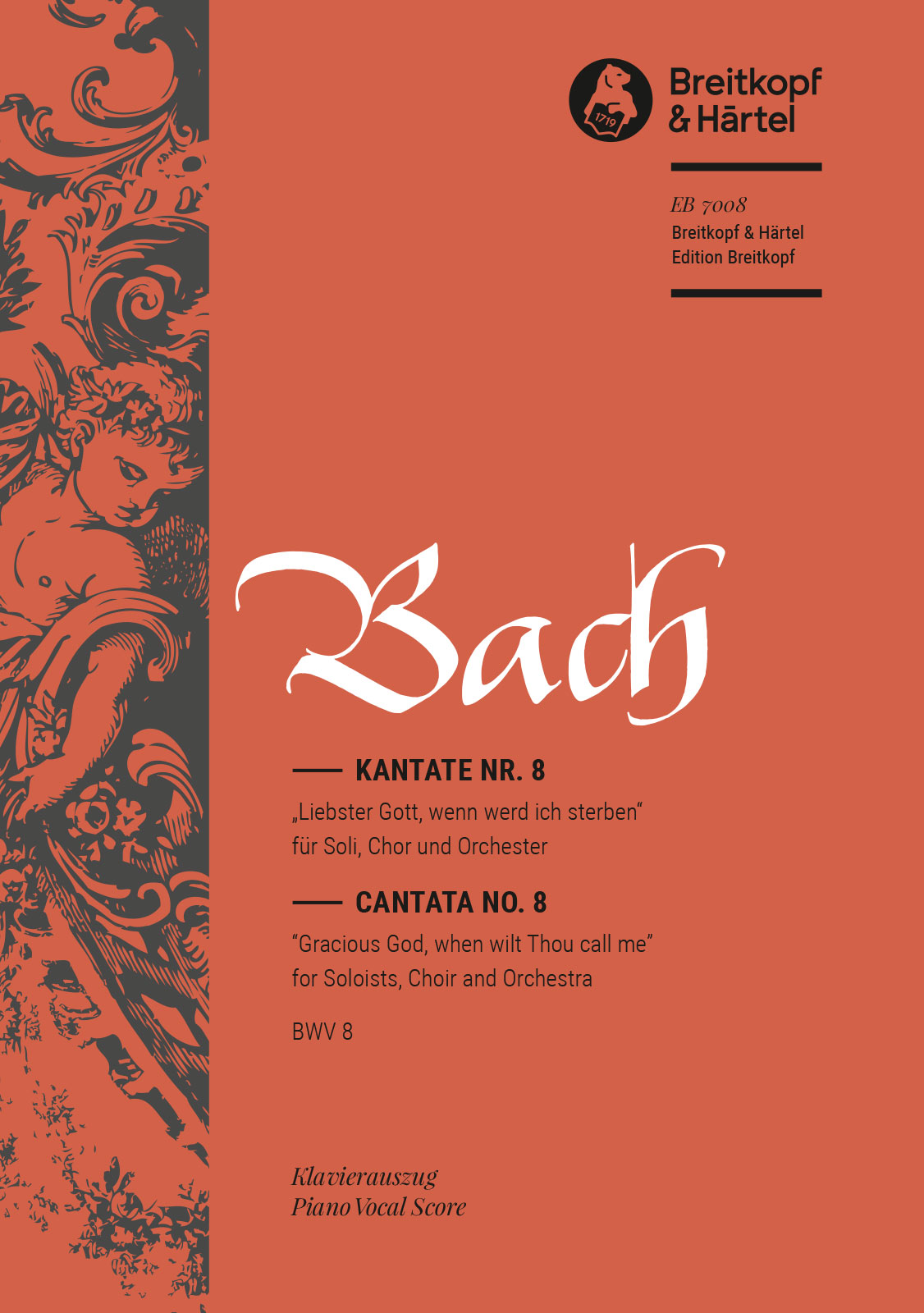 EB 7008D - Cantata BWV 8 “Gracious God, when wilt Thou call me” - Cover