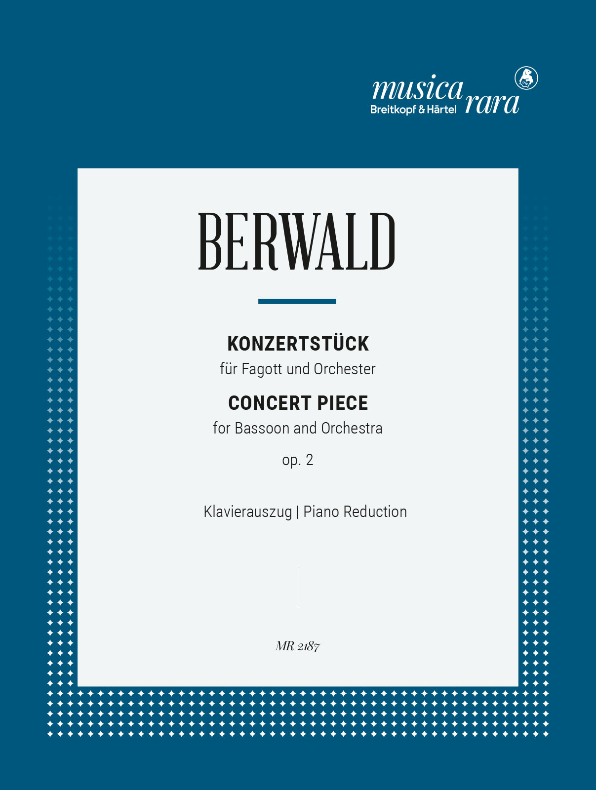 MR 2187D - Konzertstück op. 2 - Cover