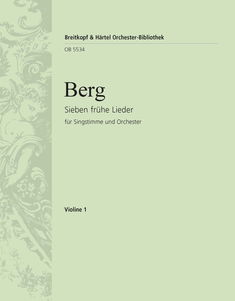OB 5534-15 - 7 frühe Lieder - Cover