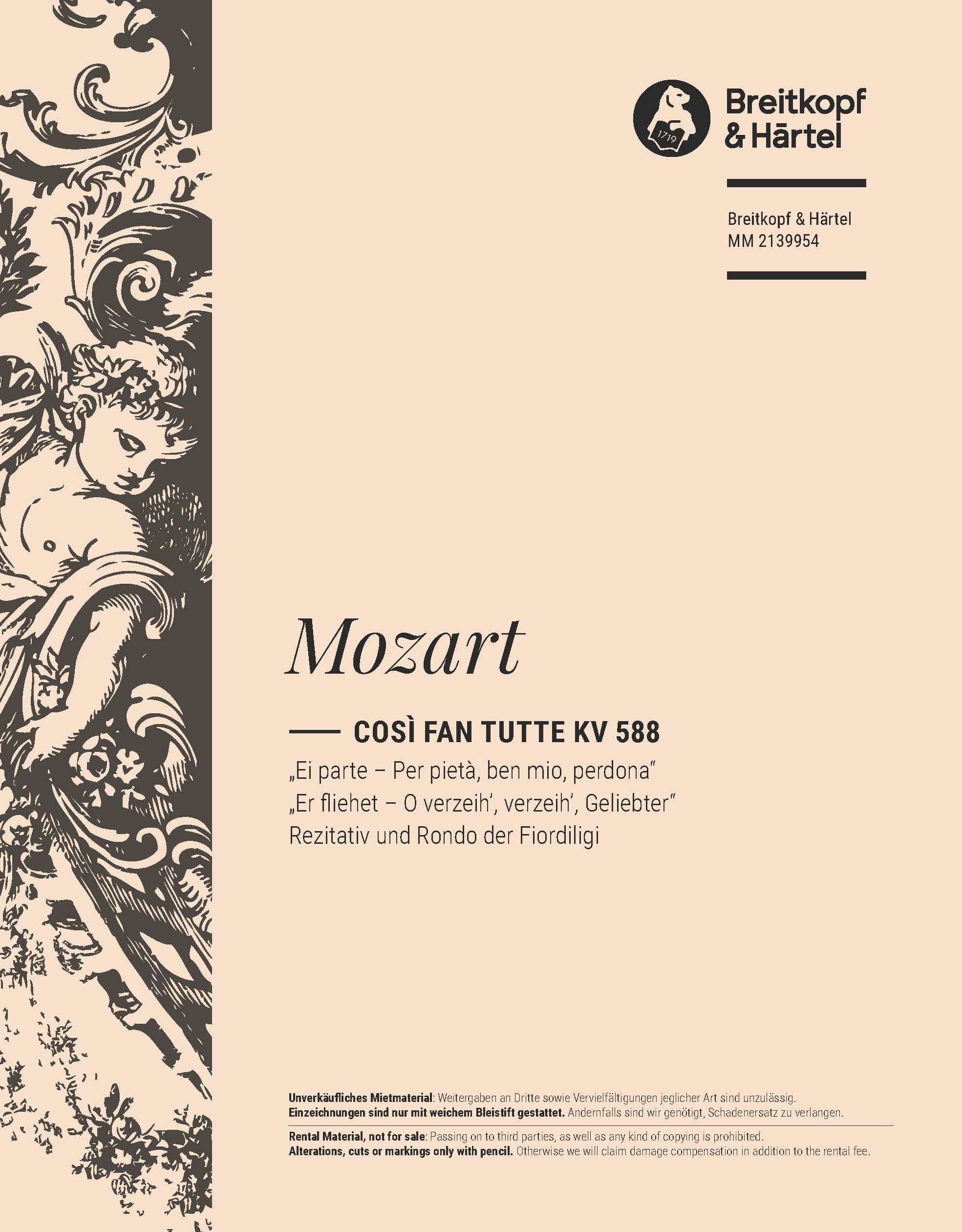 MM 2139954 - Così fan tutte K. 588 - Cover