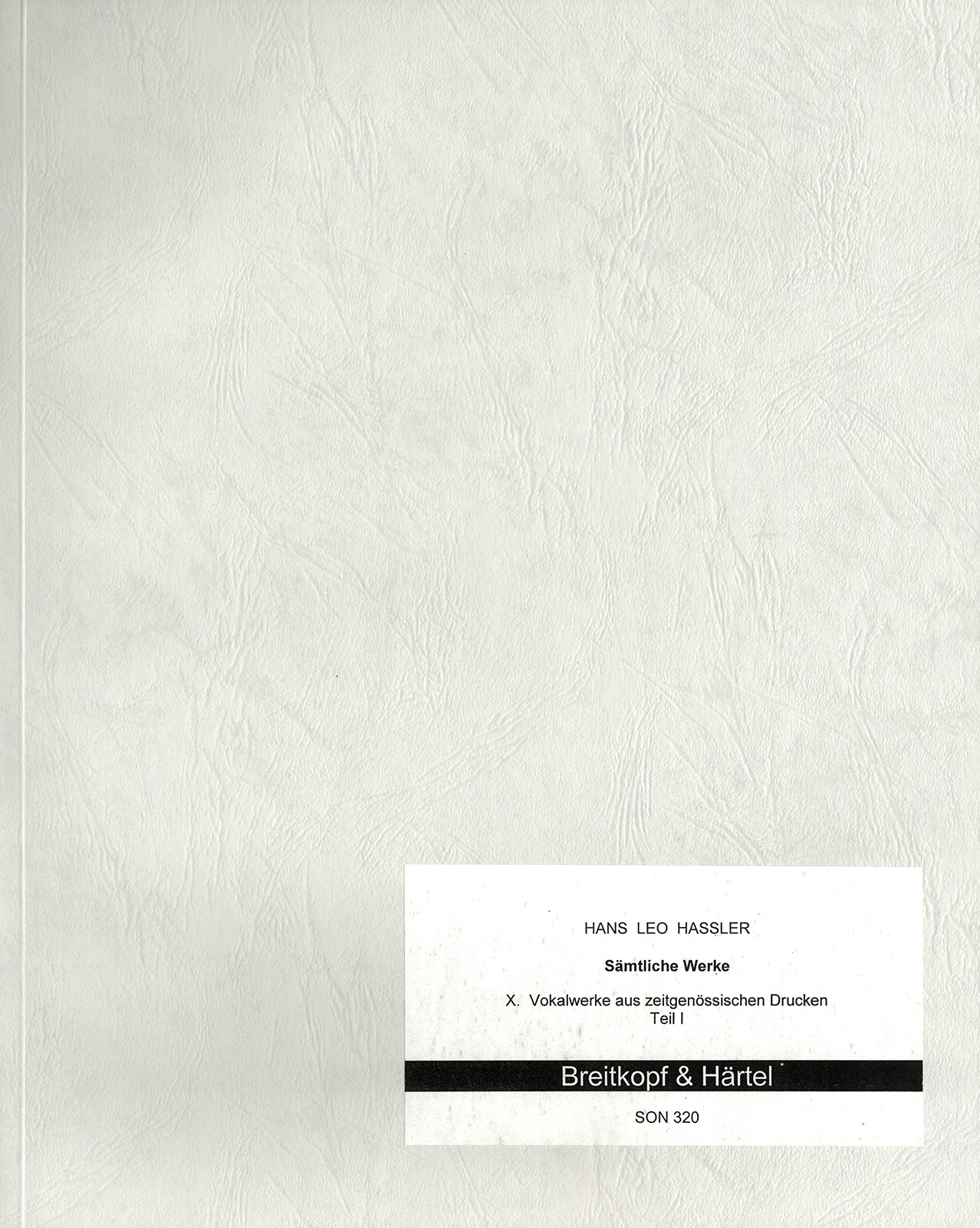 SON 320 - Complete Works - Cover