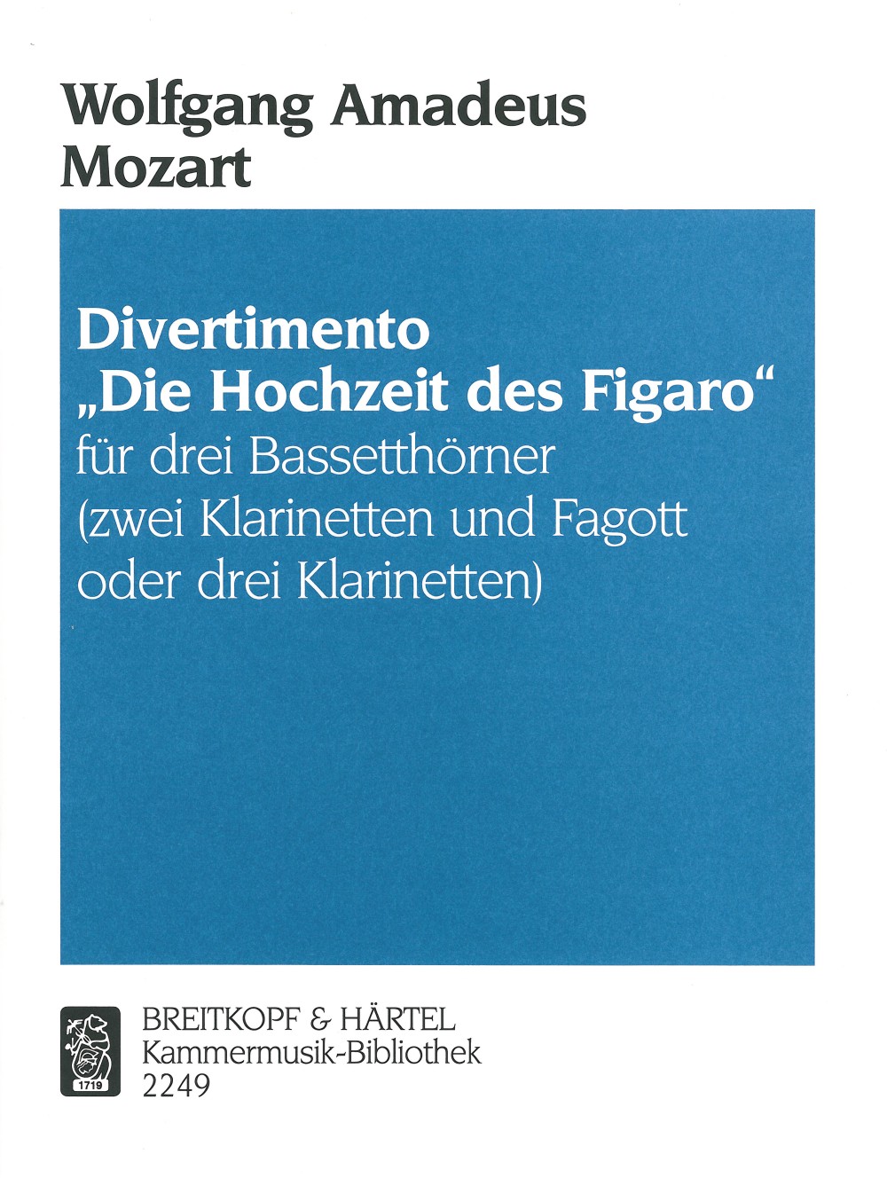 Wolfgang Amadeus Mozart - Divertimento “The Marriage of Figaro” - Cover