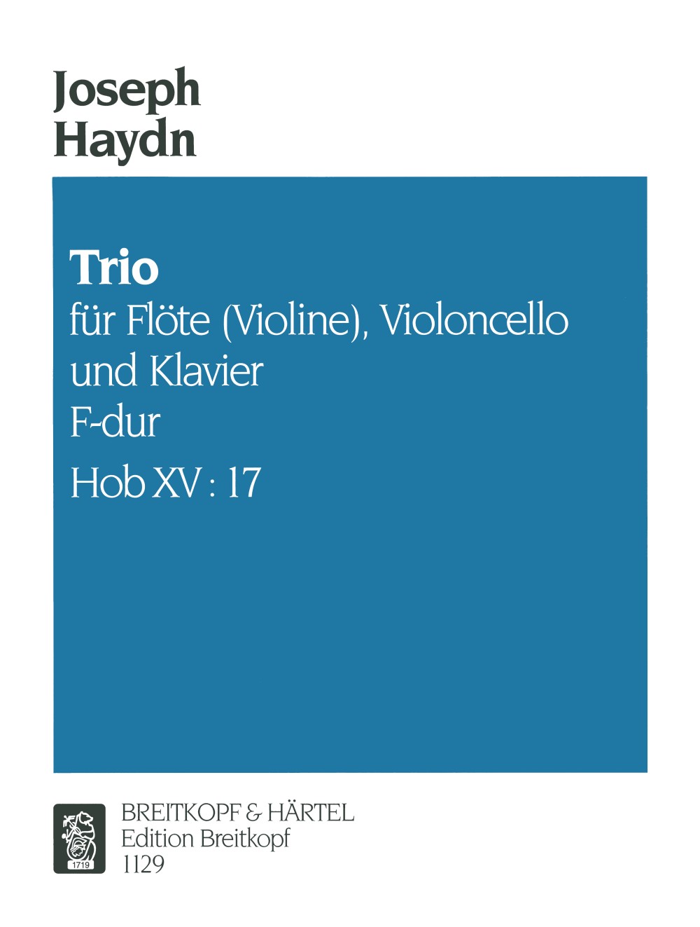 Joseph Haydn - Klaviertrio F-Dur Hob XV:17 - Cover
