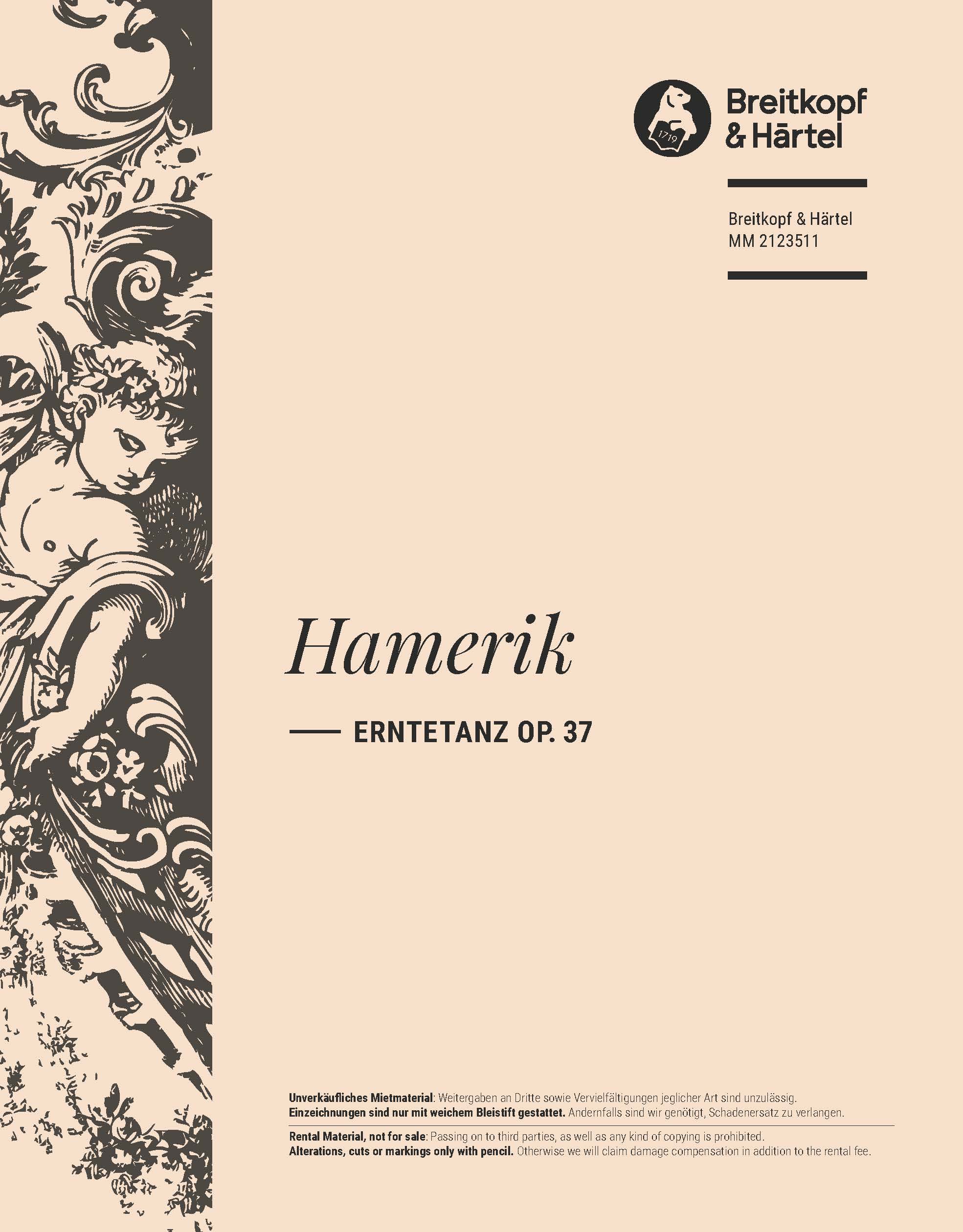 Asger Hamerik - Erntetanz op. 37 - Cover