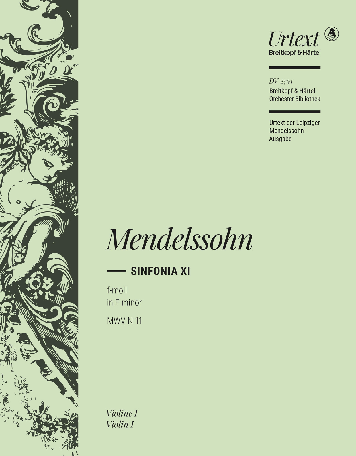DV 2771-15 - Sinfonia XI F-dur / f-moll MWV N 11 - Cover
