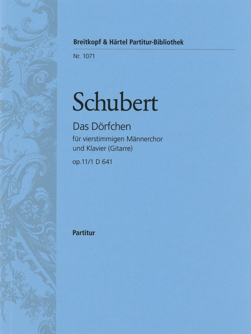 Franz Schubert - Das Dörfchen D 641 [op. 11/1] - Cover