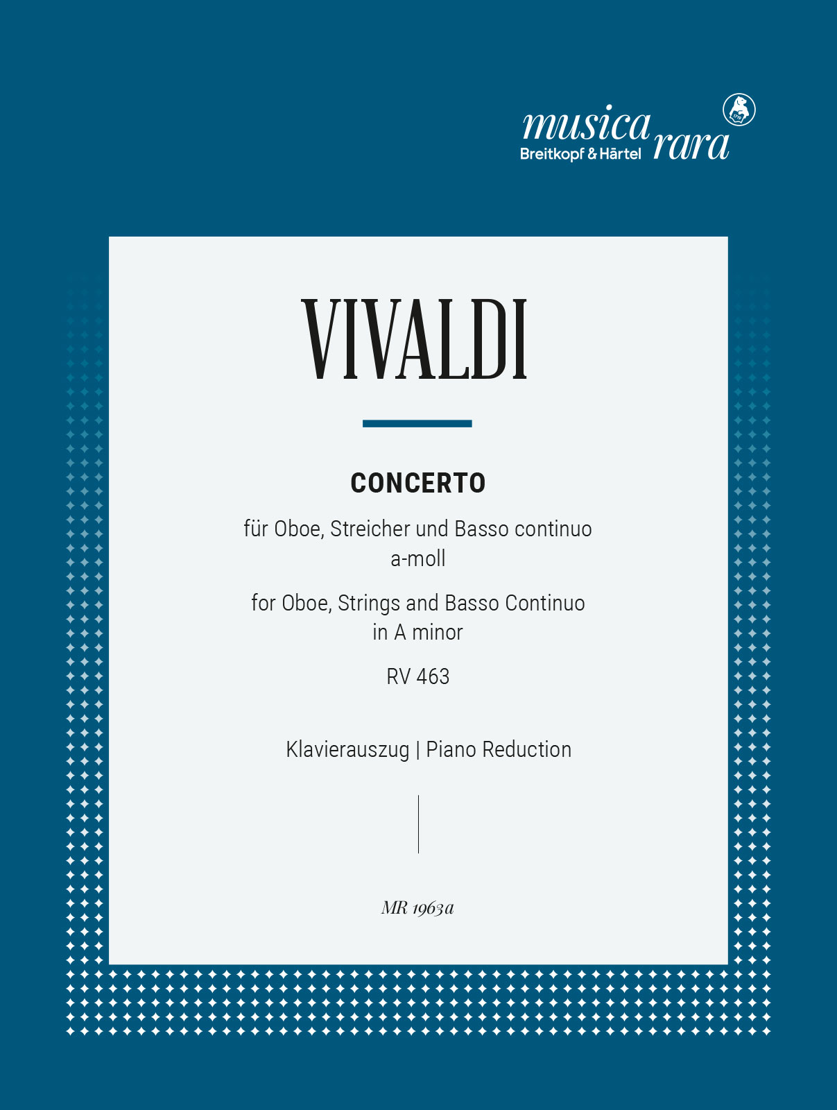 Antonio Vivaldi - Concerto in a-moll RV 463 - Cover